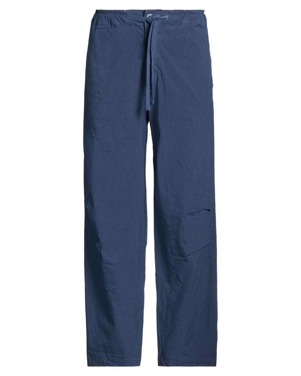 Crossley Blue Pants Cotton, Elastane for men