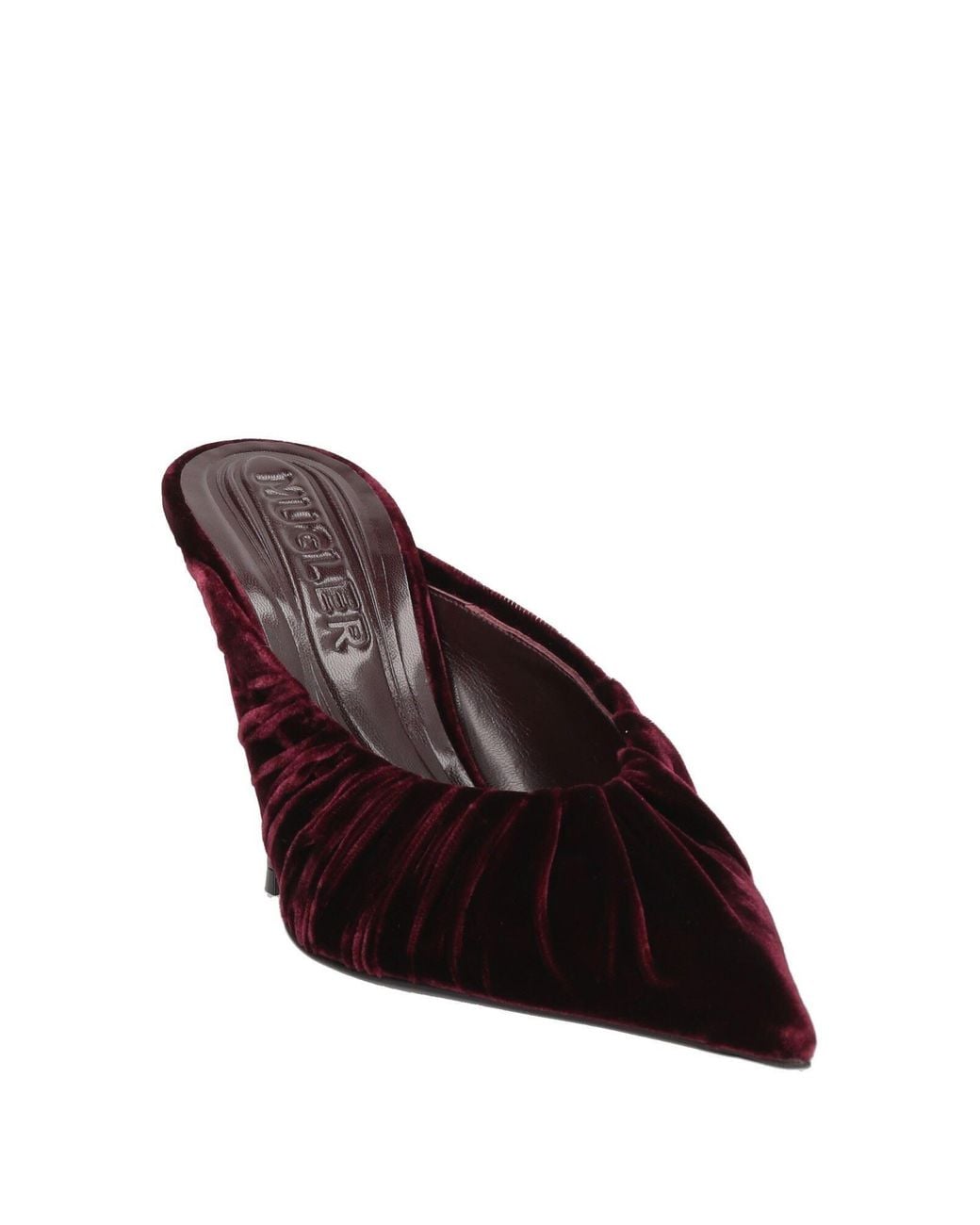 Mugler Brown Mules & Clogs