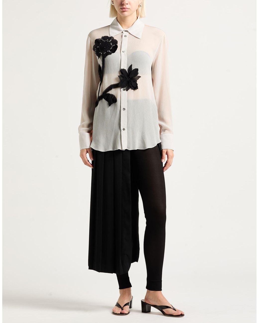 Marni White Shirt Silk