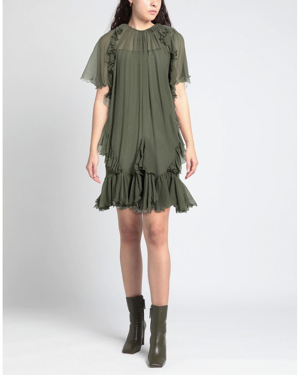 DSquared² Green Mini Dress