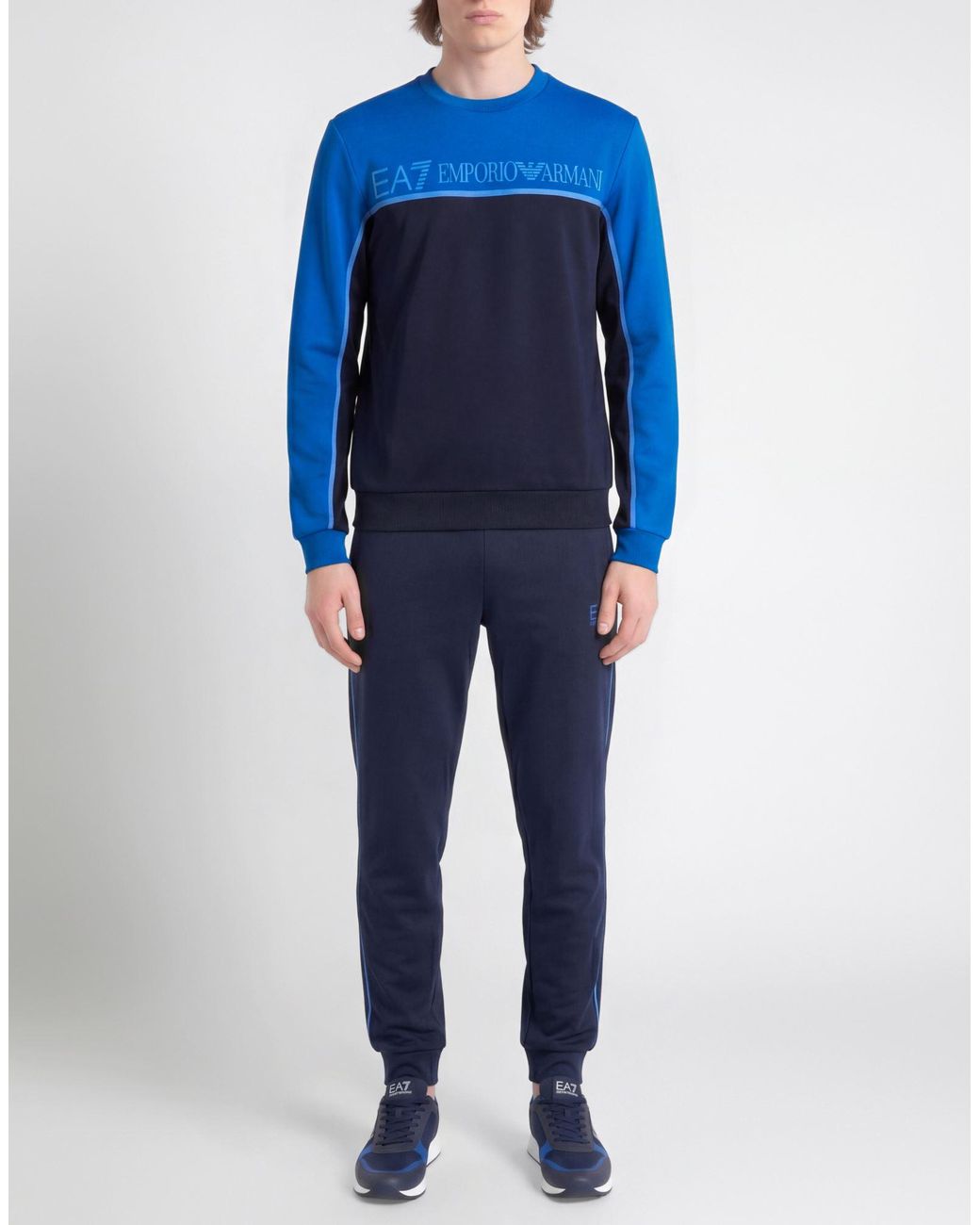 EA7 Blue Sweatshirt for men