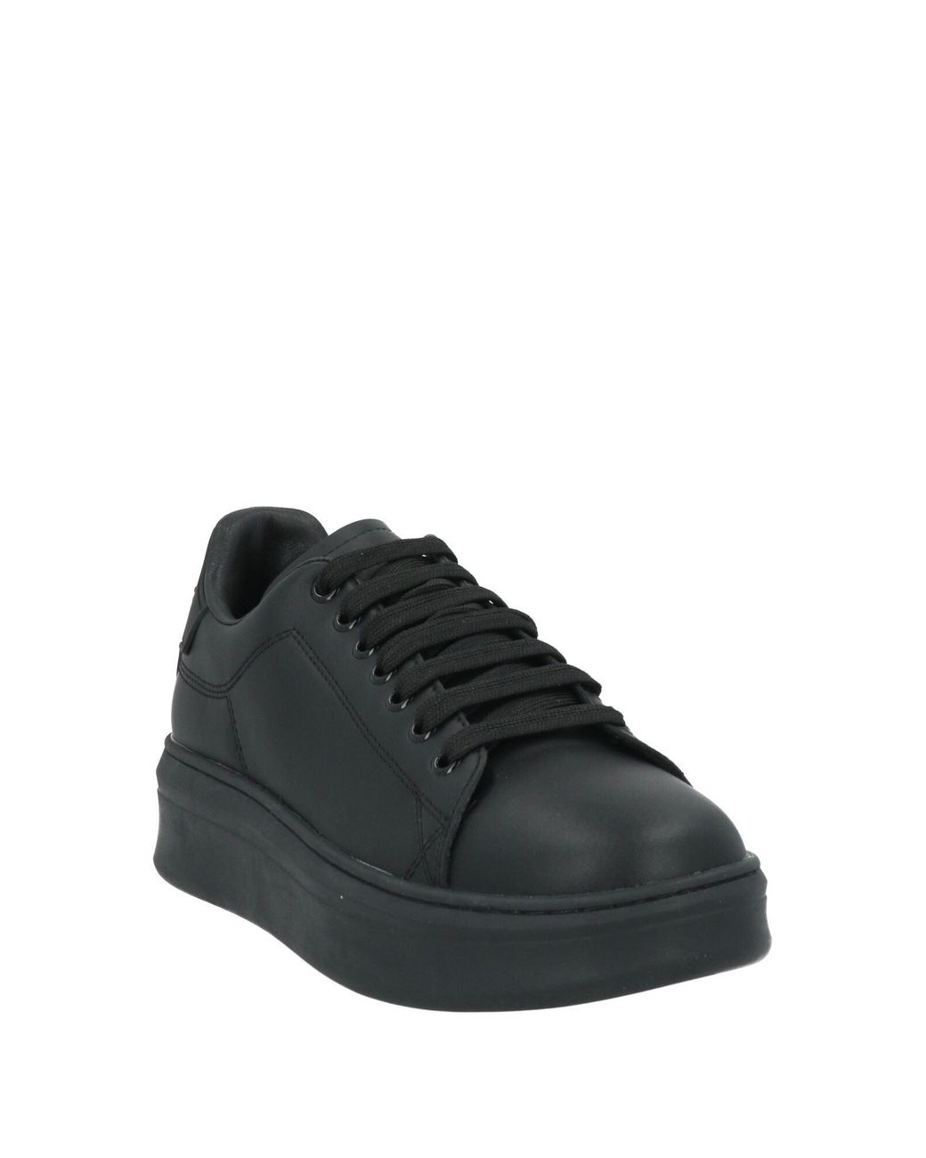 Gaelle Paris Black Sneakers Leather for men