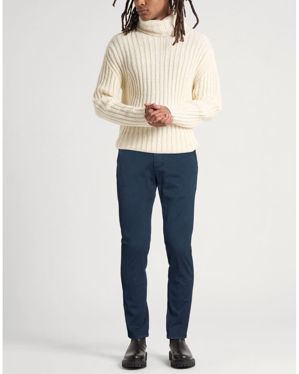 Dondup Blue Trouser for men