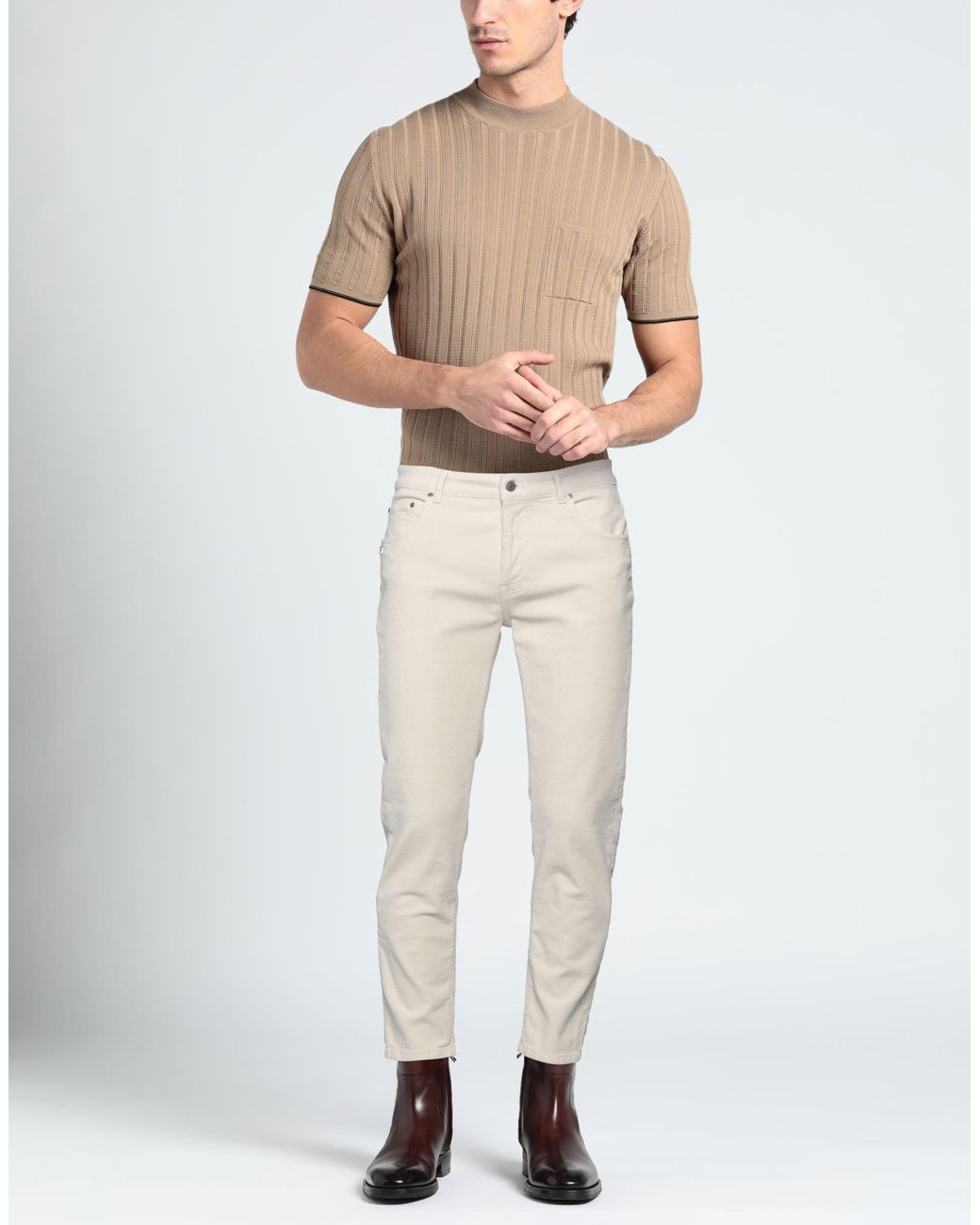 Daniele Alessandrini Natural Trouser for men