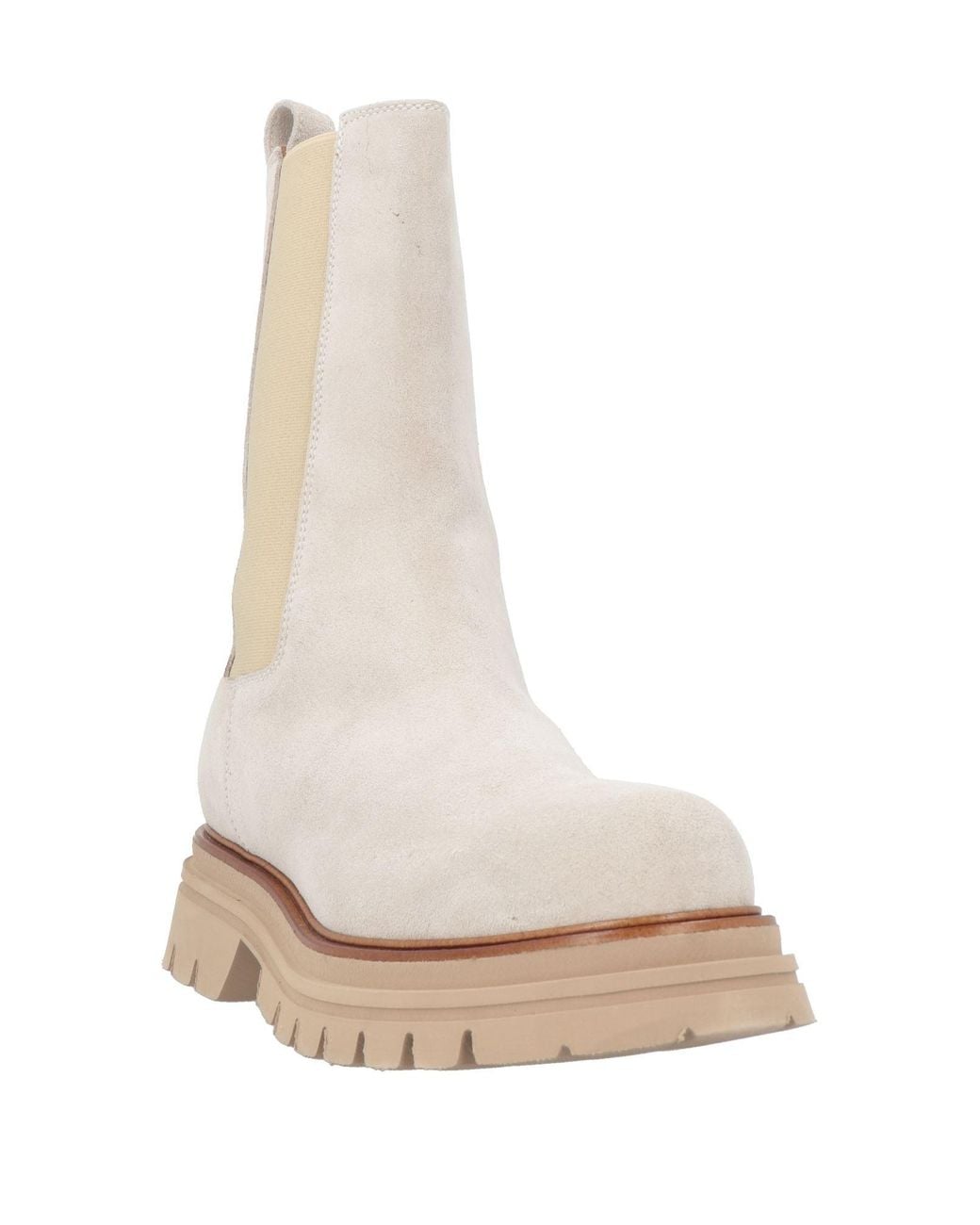 PAO PIANO ZERO White Ankle Boots