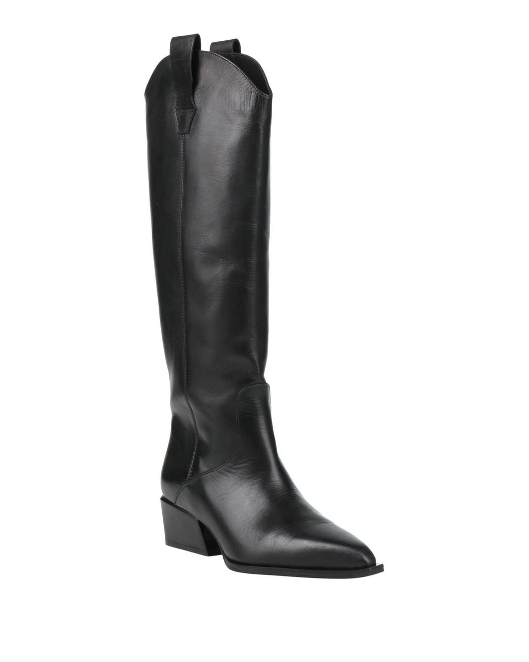 Poeve Black Boot Leather