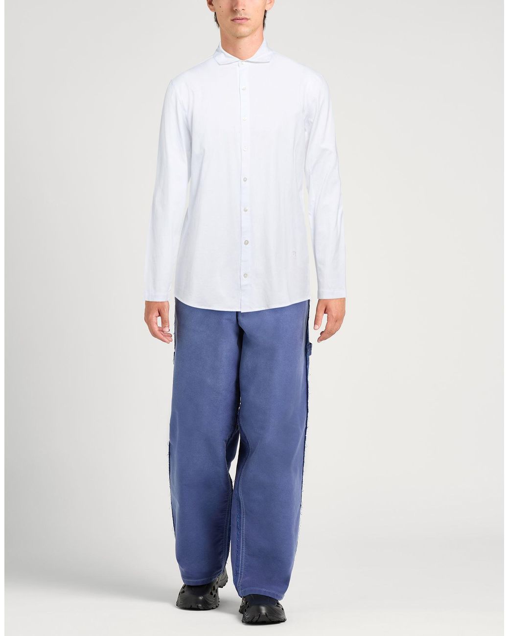Dondup White Shirt Cotton for men