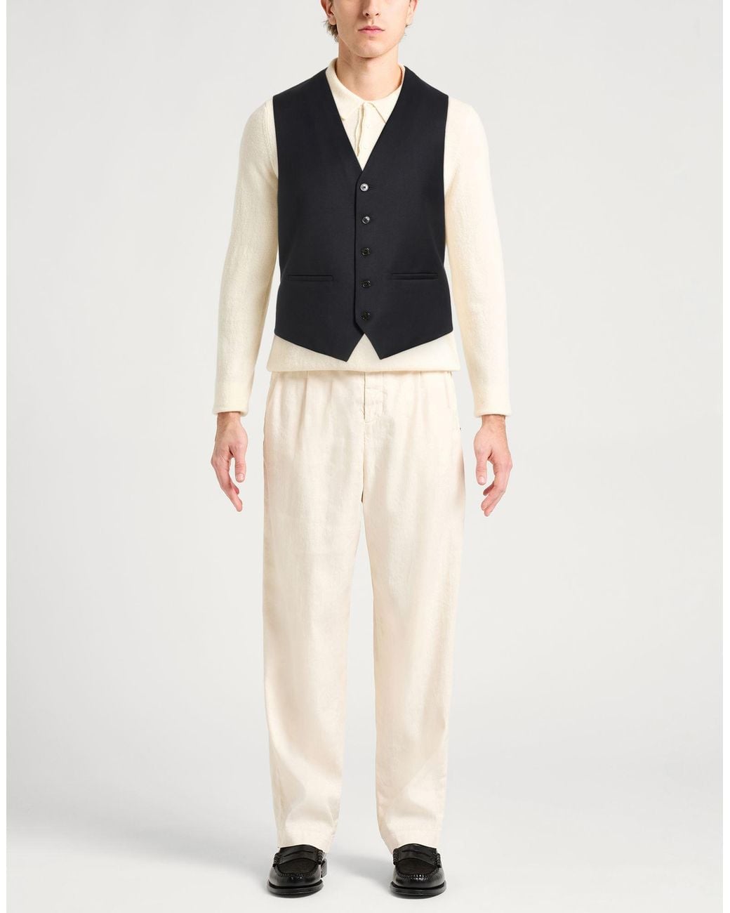 Messagerie Black Waistcoat for men