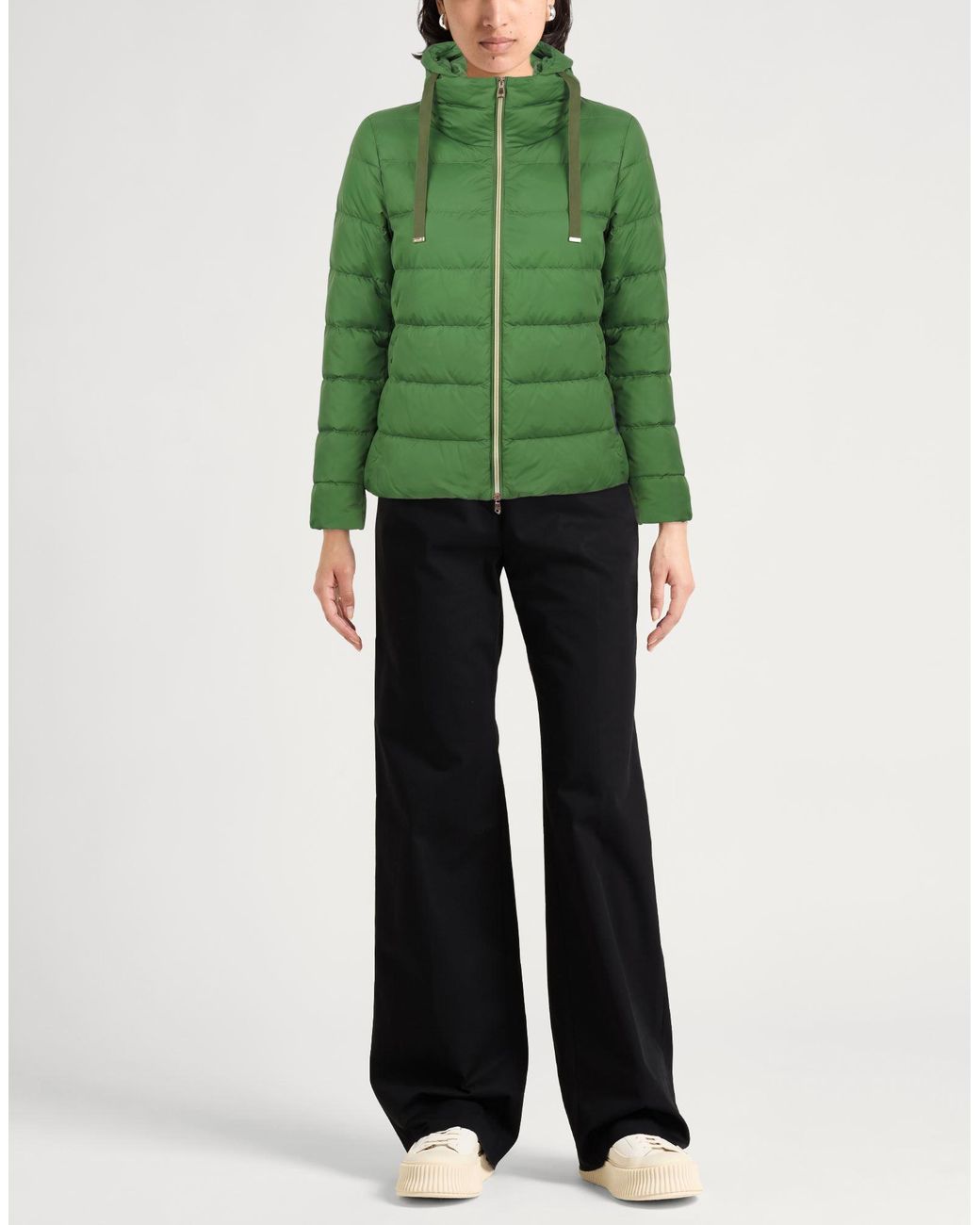 Herno Green Puffer Polyamide