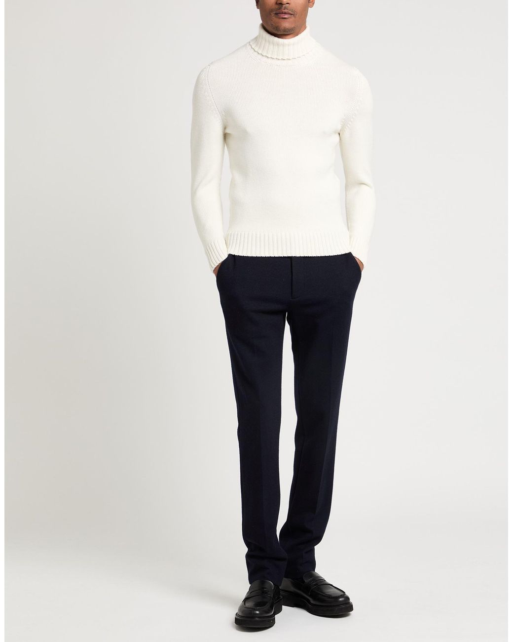 Drumohr White Turtleneck for men