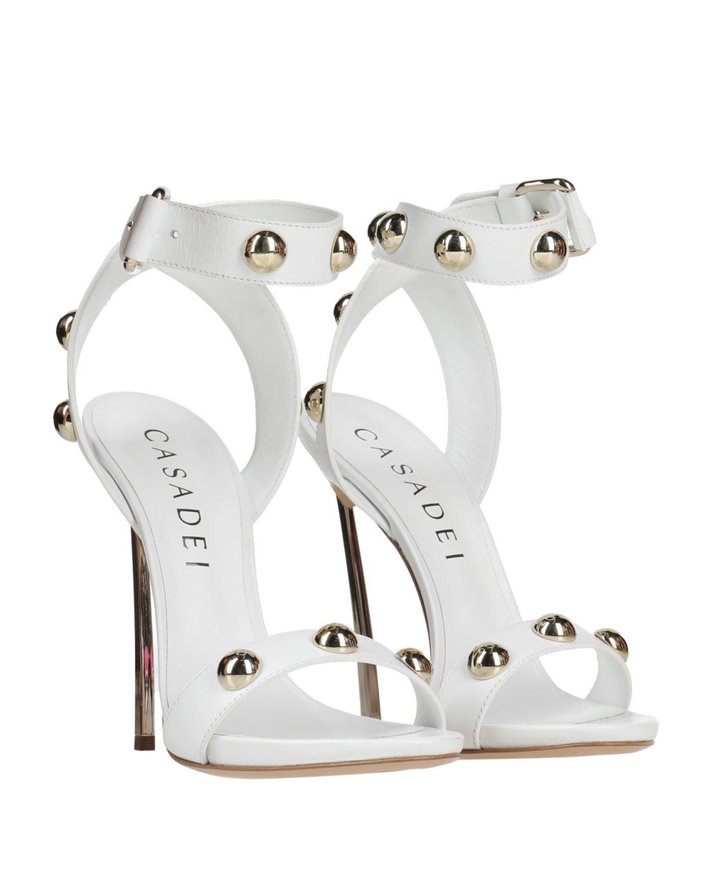 Casadei White Sandals Leather
