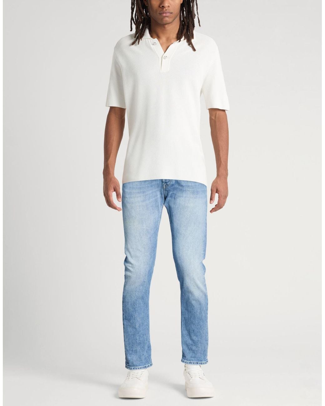 Dondup Blue Jeans Cotton, Elastomultiester for men