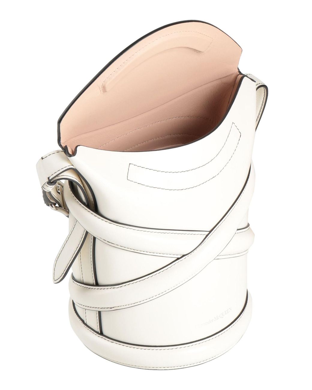Bolso Con Bandolera Alexander McQueen de color White