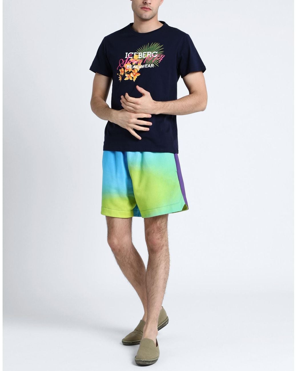 Iceberg Blue T-shirt for men