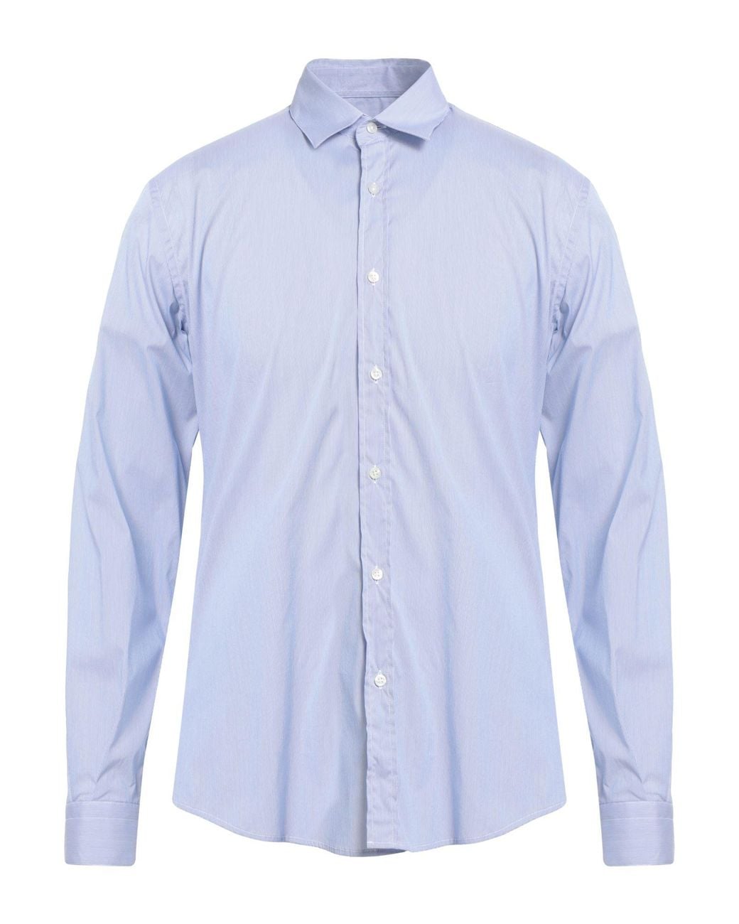 Liu Jo Blue Shirt Cotton, Polyamide, Elastane for men