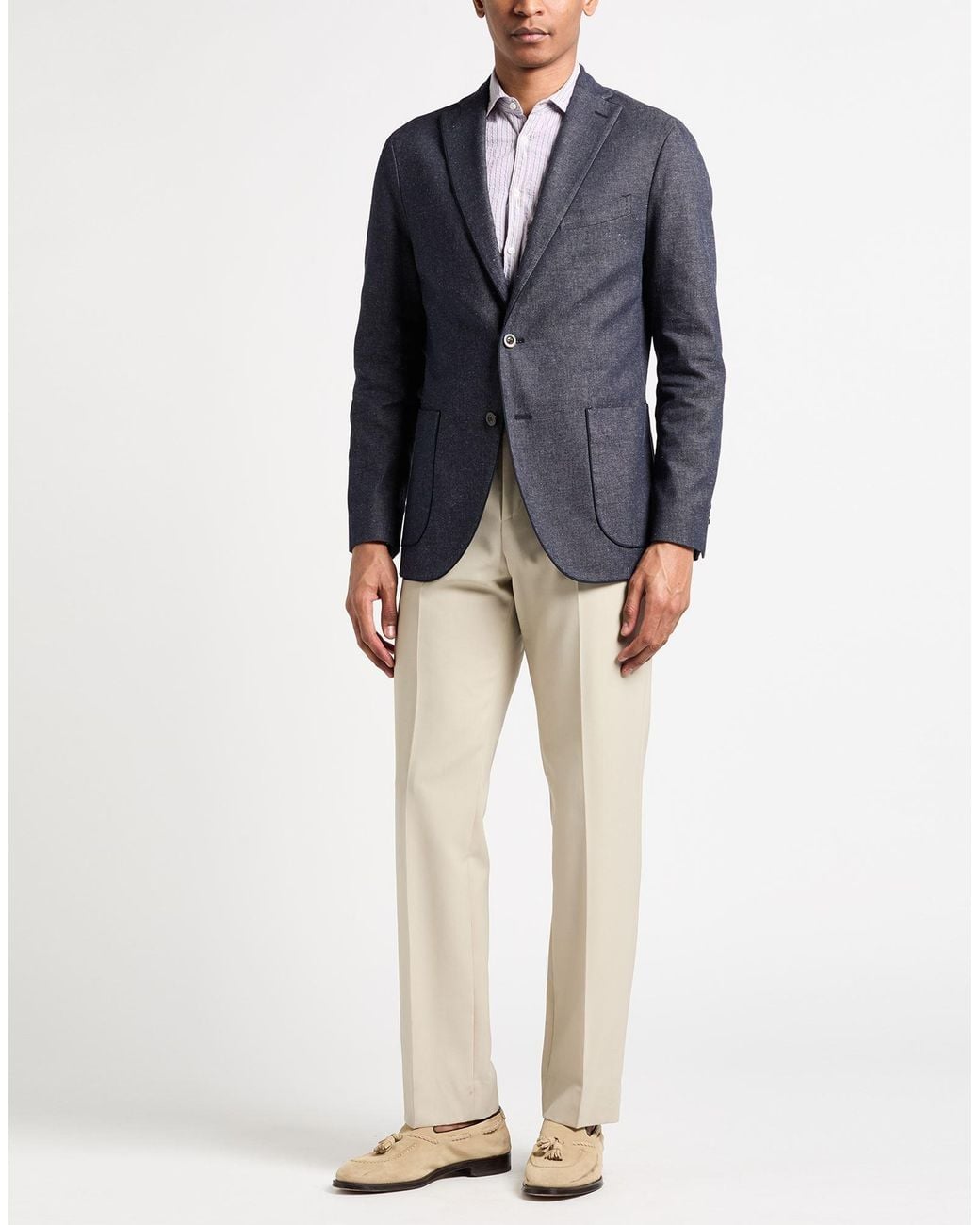 Boglioli Blue Blazer for men