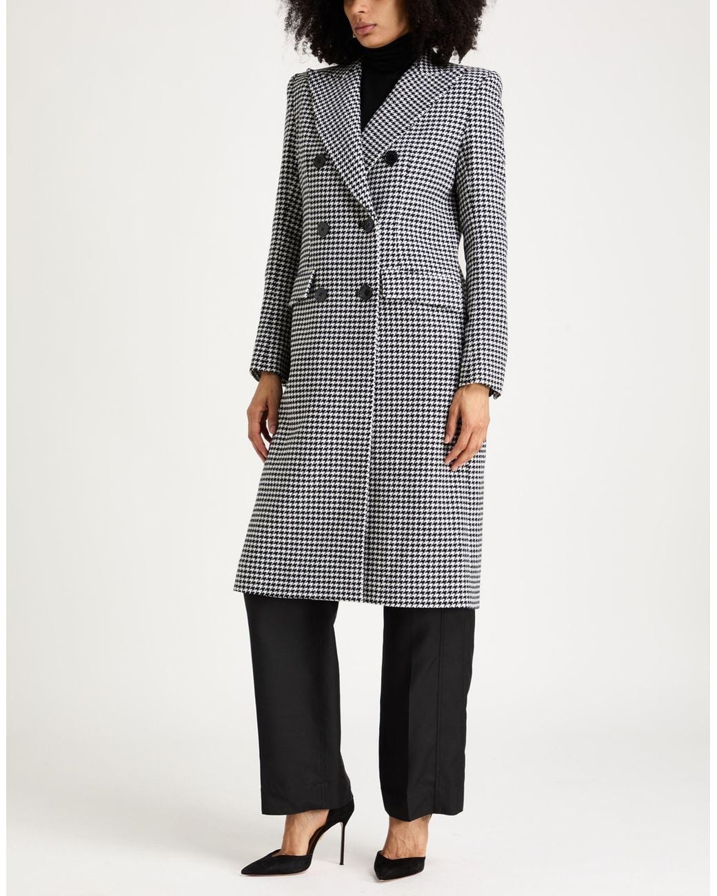 Alexandre Vauthier Gray Coat Wool, Cashmere