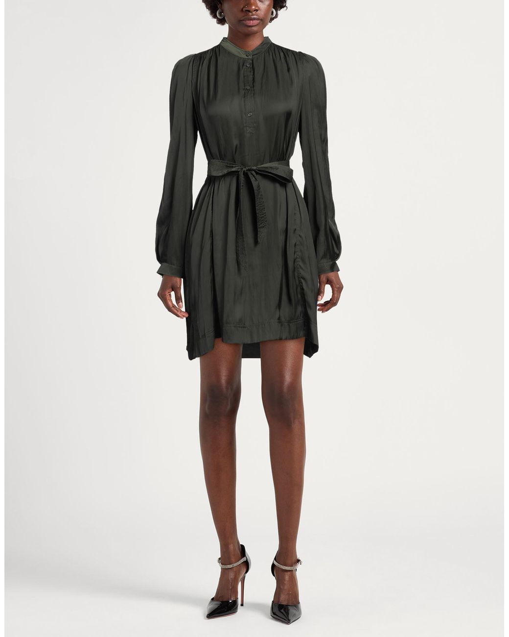 Zadig & Voltaire Black Mini Dress Recycled Polyester, Polyester
