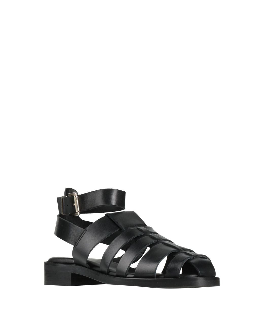Alohas Black Sandals Leather