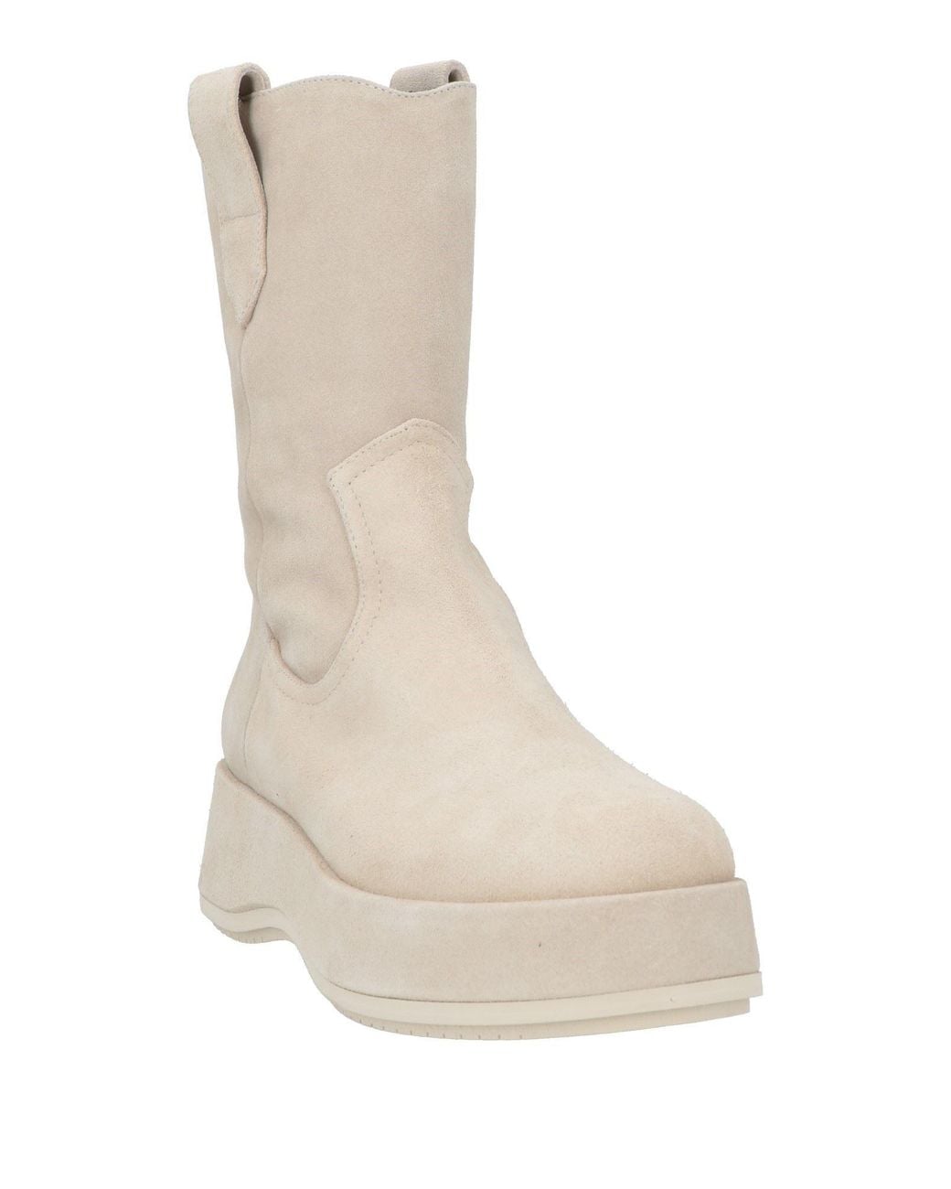 Paloma Barceló Natural Ander Ankle Boots Leather