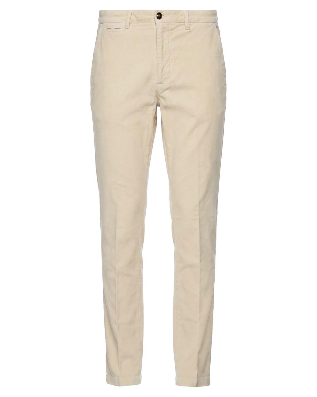 Briglia 1949 Natural Cream Pants Cotton, Elastane for men