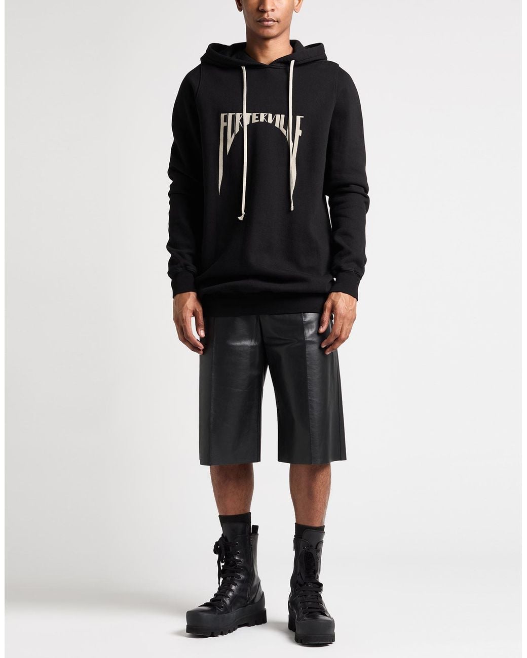 Rick Owens Black Sweatshirt for men