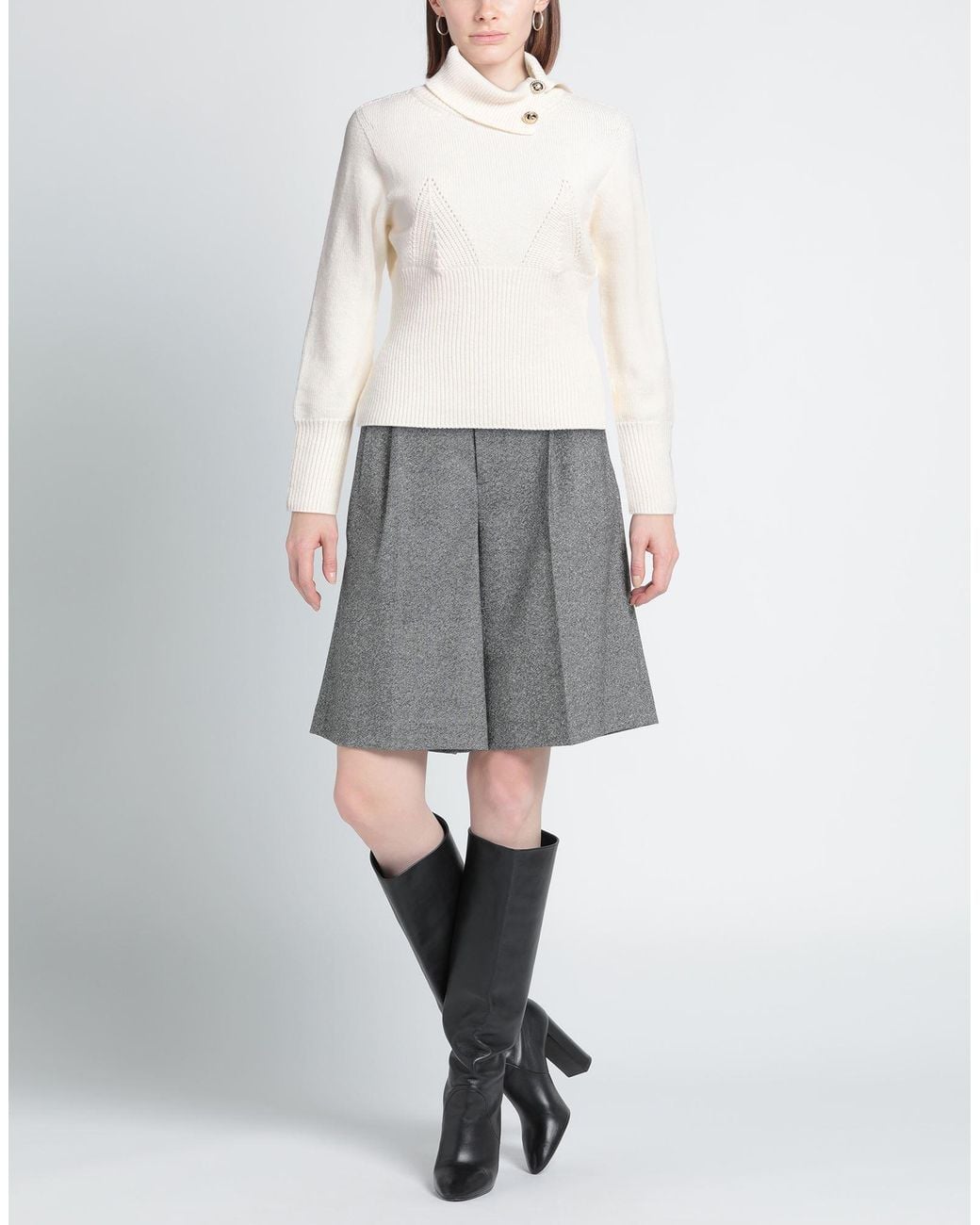SIMONA CORSELLINI White Turtleneck