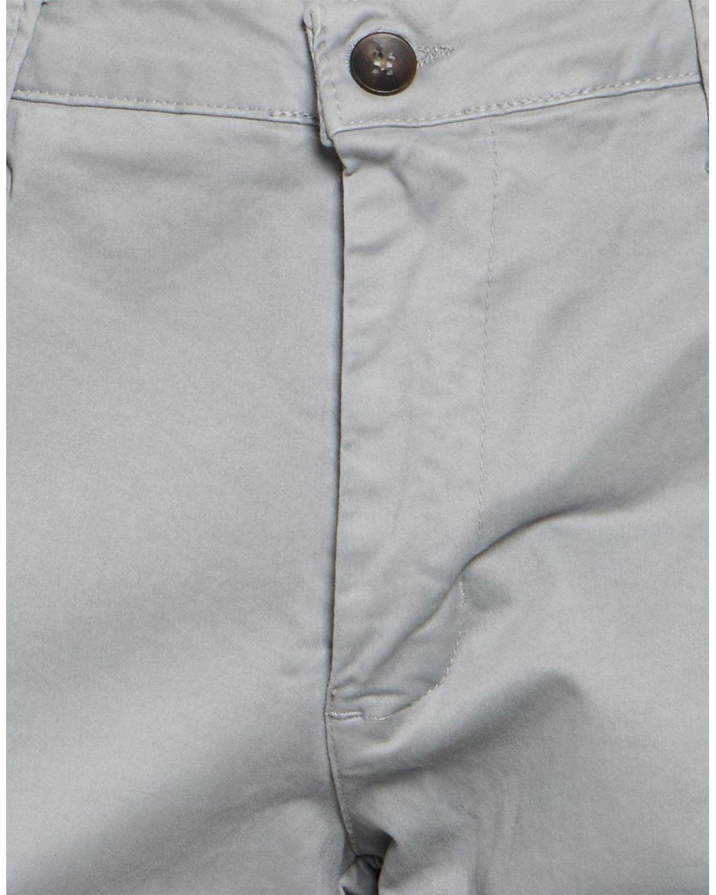 Squad² Gray Pants Cotton, Elastane for men