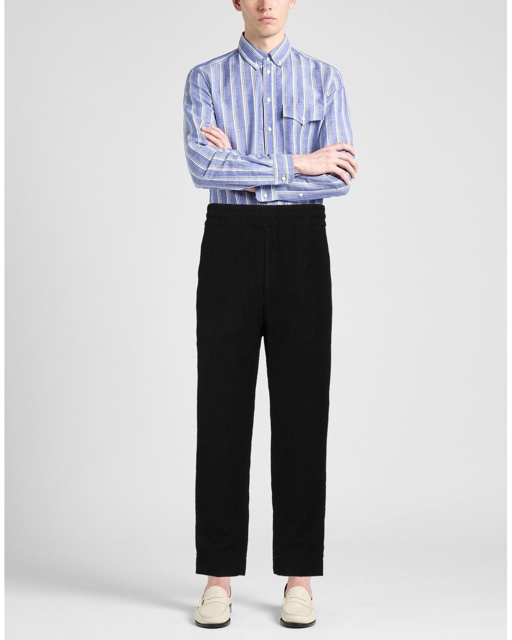 Emporio Armani Black Trouser for men