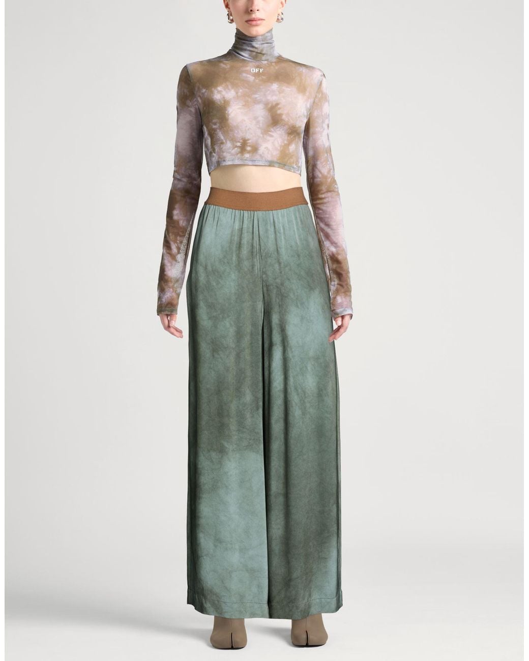 Uma Wang Green Deep Pants Viscose