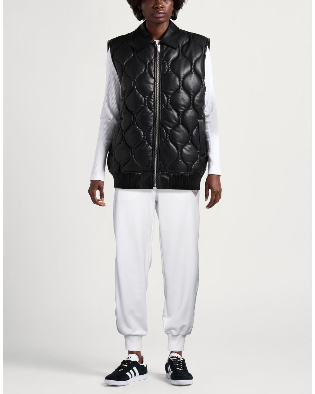 ARMANI EXCHANGE White Pants Polyester, Modal, Elastane, Cotton