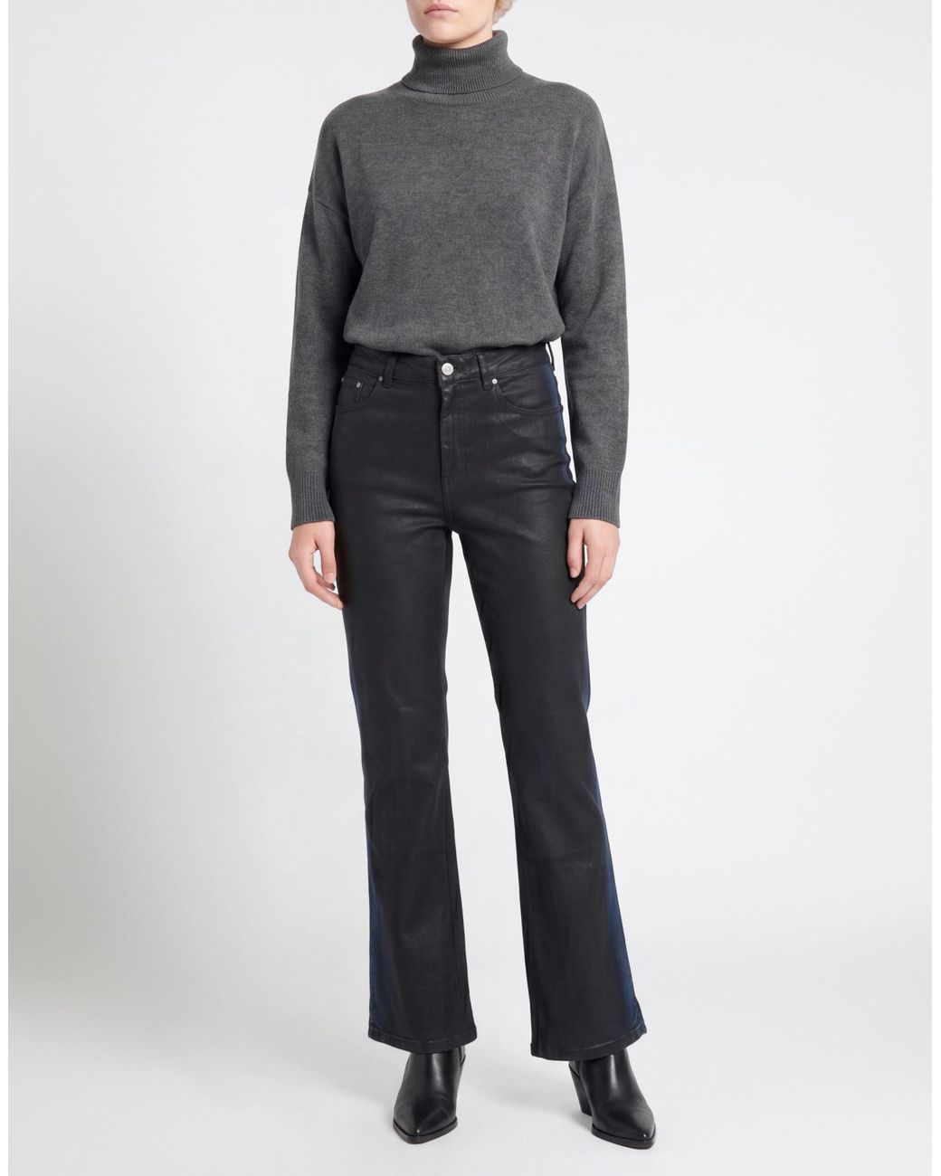 Gestuz Black Jeans Cotton, Elastane