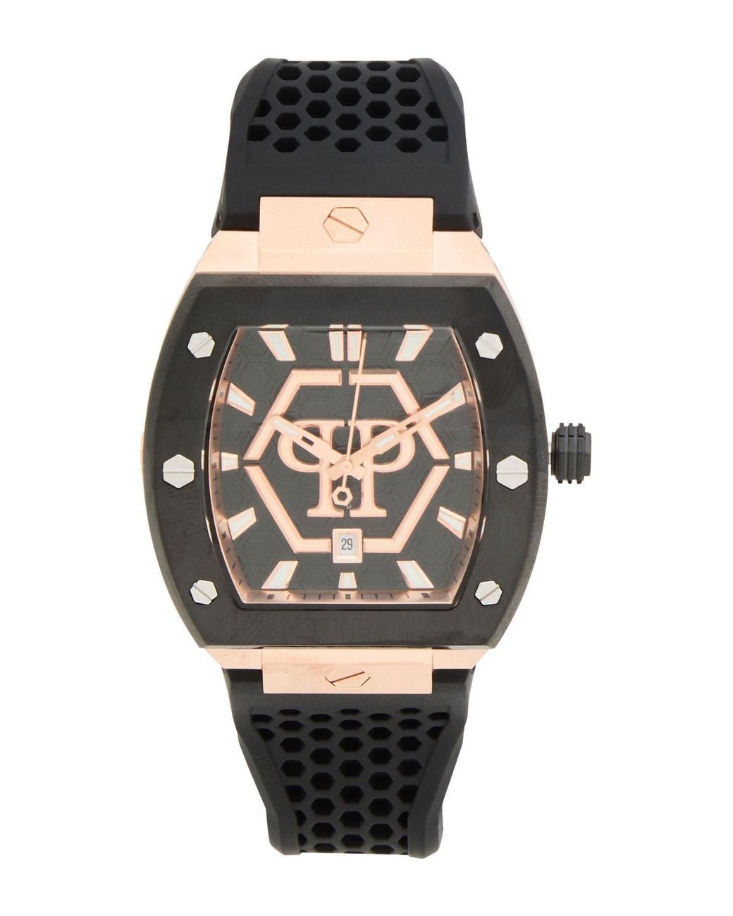 Philipp Plein Black Wrist Watch for men