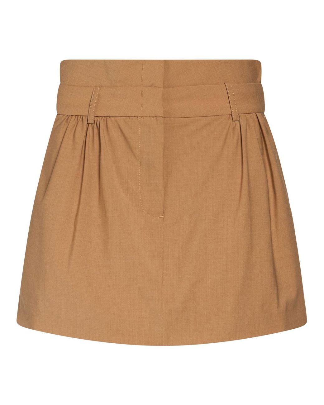 THE GARMENT Natural Mini Skirt
