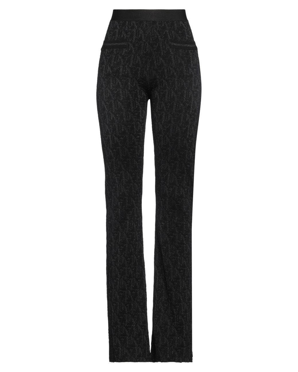 Palm Angels Black Pants Viscose, Polyester, Polyamide