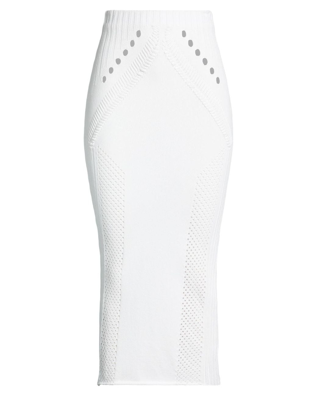 Circus Hotel White Midi Skirt