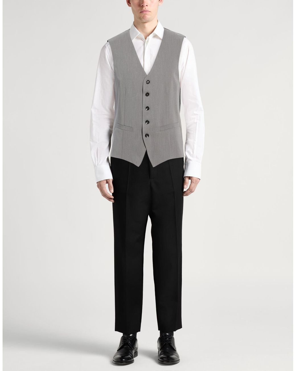 Officina 36 Gray Waistcoat for men