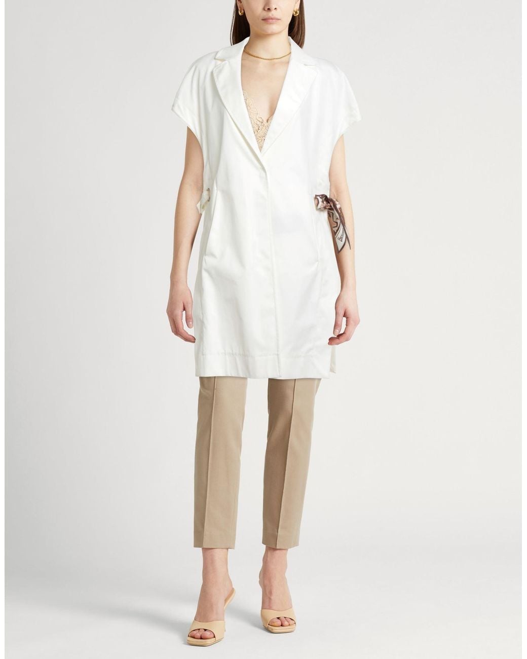 Herno White Jacke, Mantel & Trenchcoat