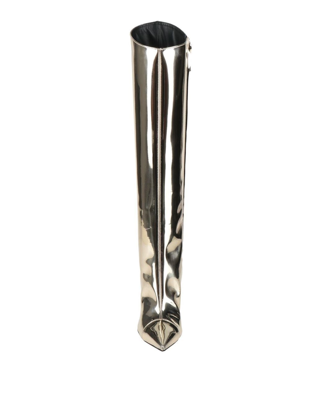 Alexandre Vauthier White Boot Leather