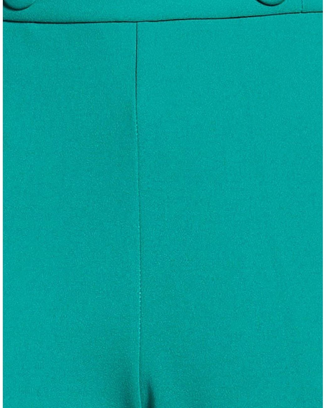 Haveone Blue Pants Polyester, Elastane