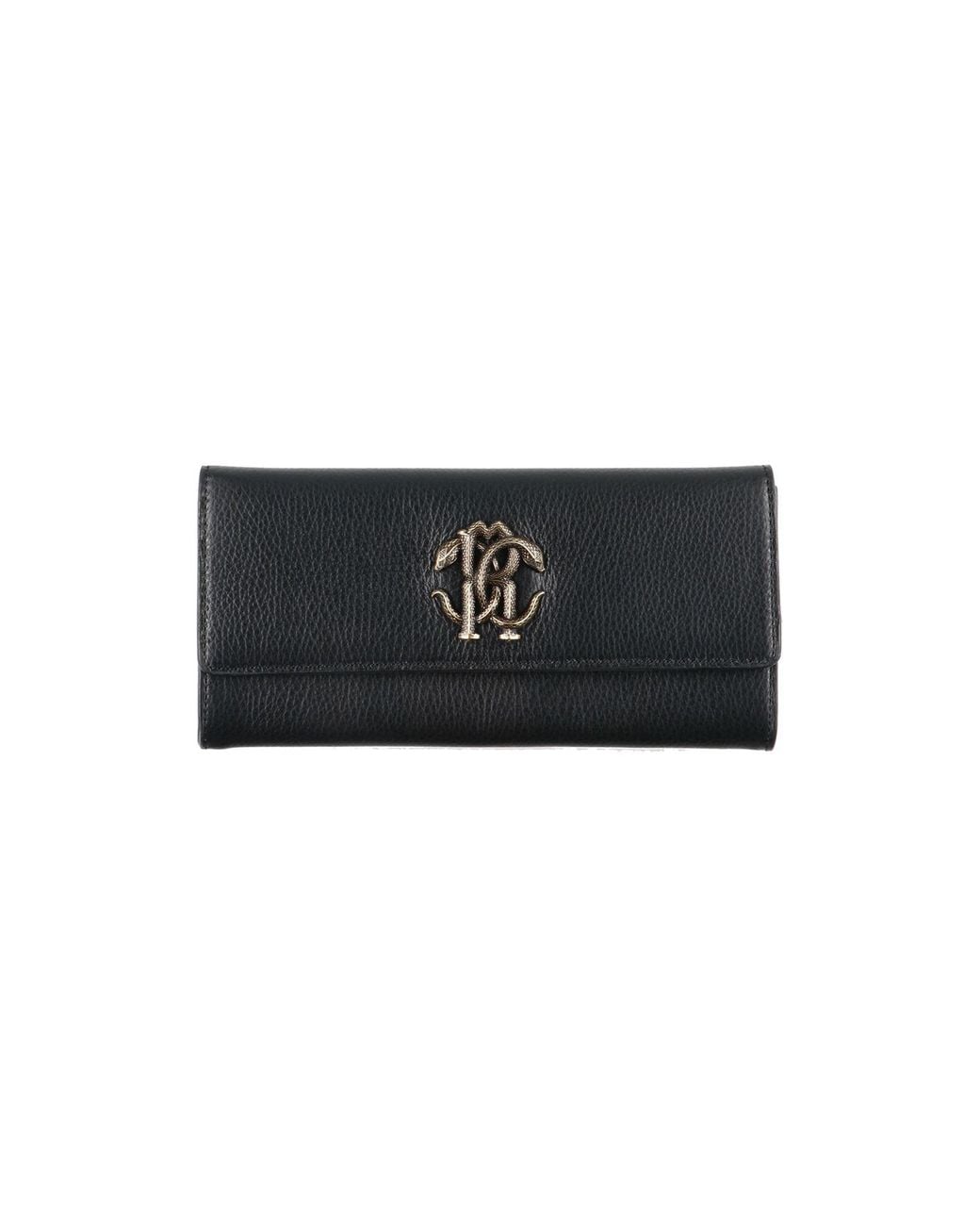 Billetera Roberto Cavalli de color Black