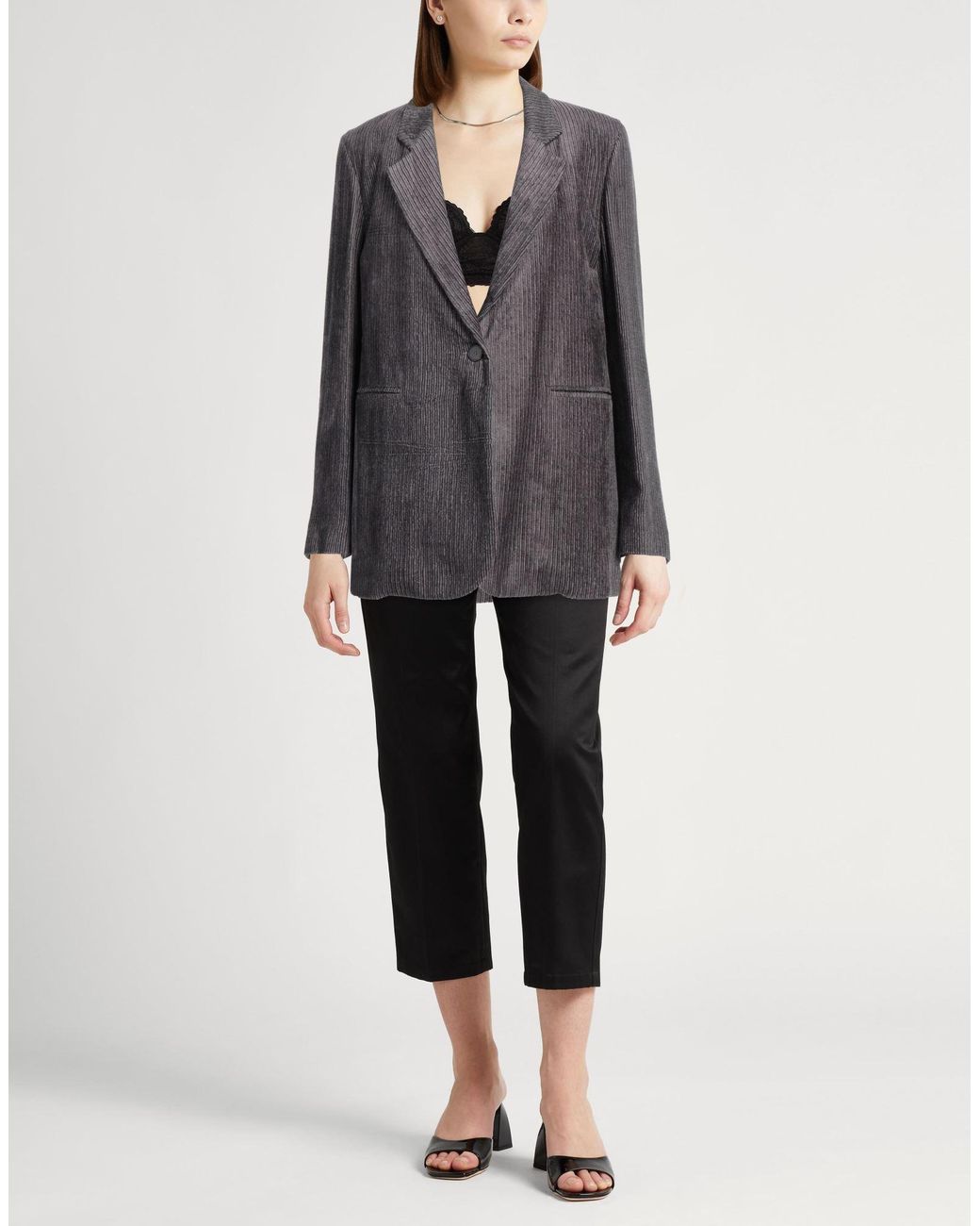 Alysi Gray Blazer Viscose