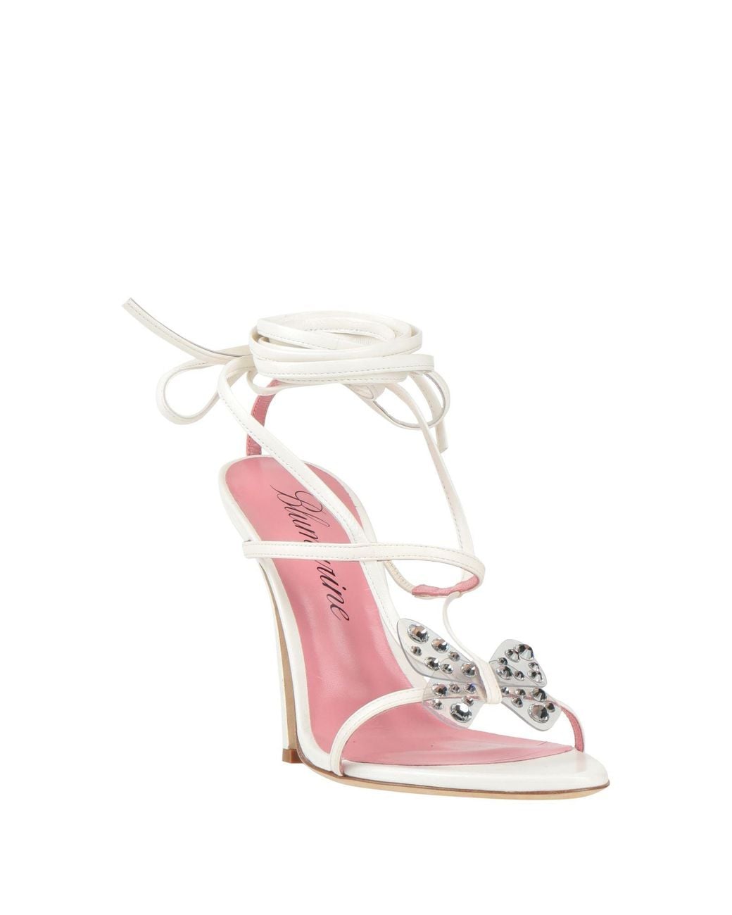 Blumarine White Sandals Leather