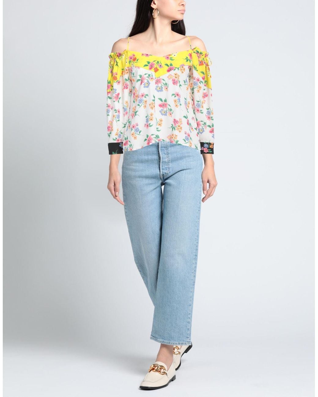 Top MSGM de color White