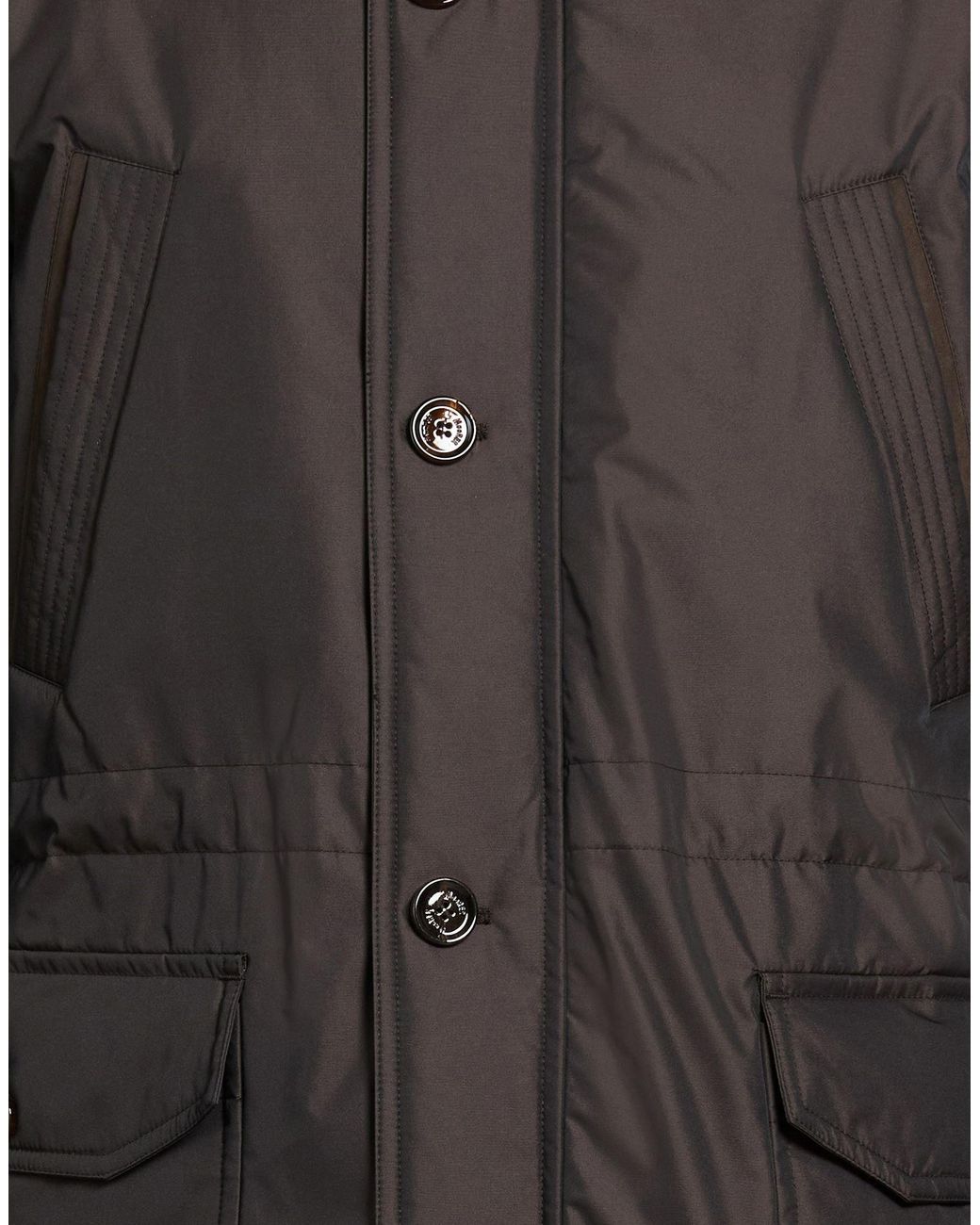 Moorer Gray Puffer Polyester for men