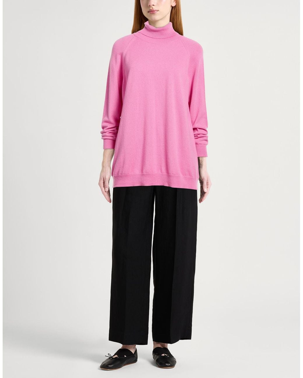Drumohr Pink Turtlenecks