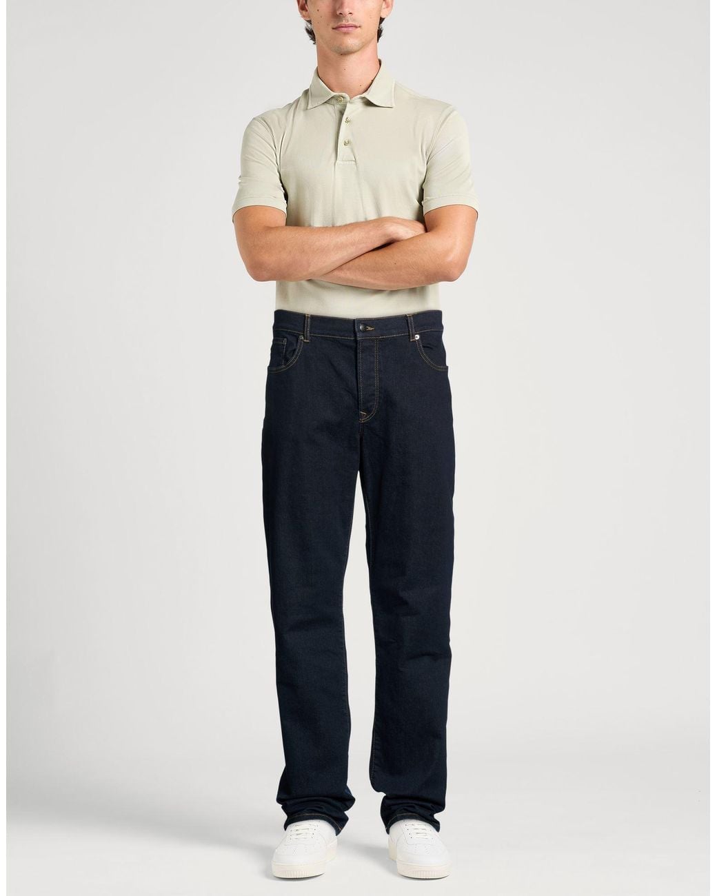 Ice Iceberg Blue Jeans Cotton, Elastane for men
