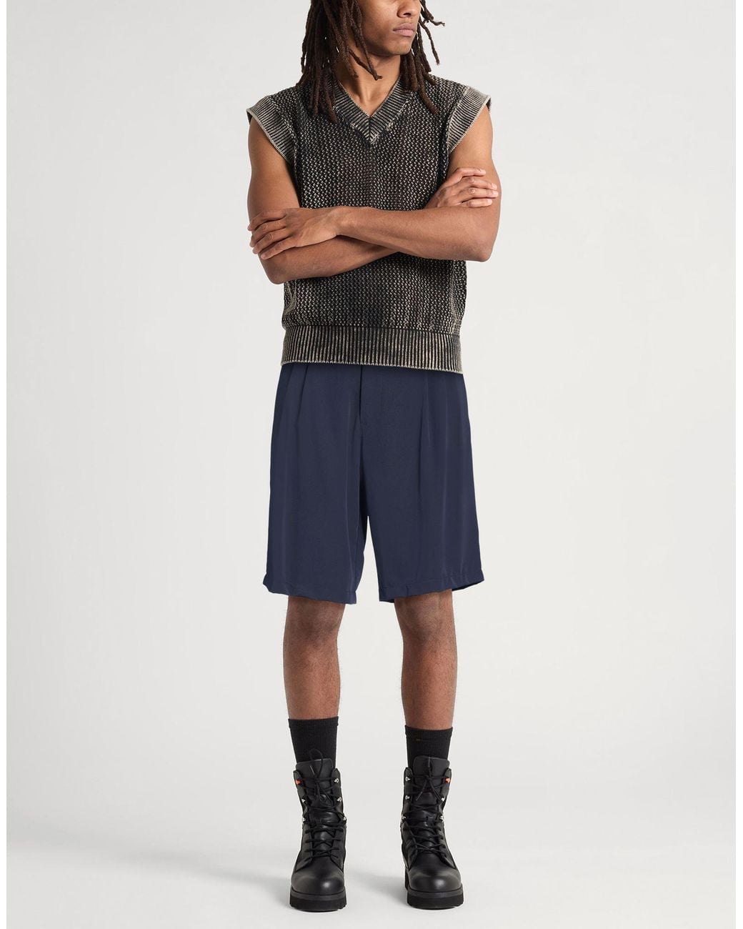 FAMILY FIRST Blue Shorts & Bermuda Shorts for men