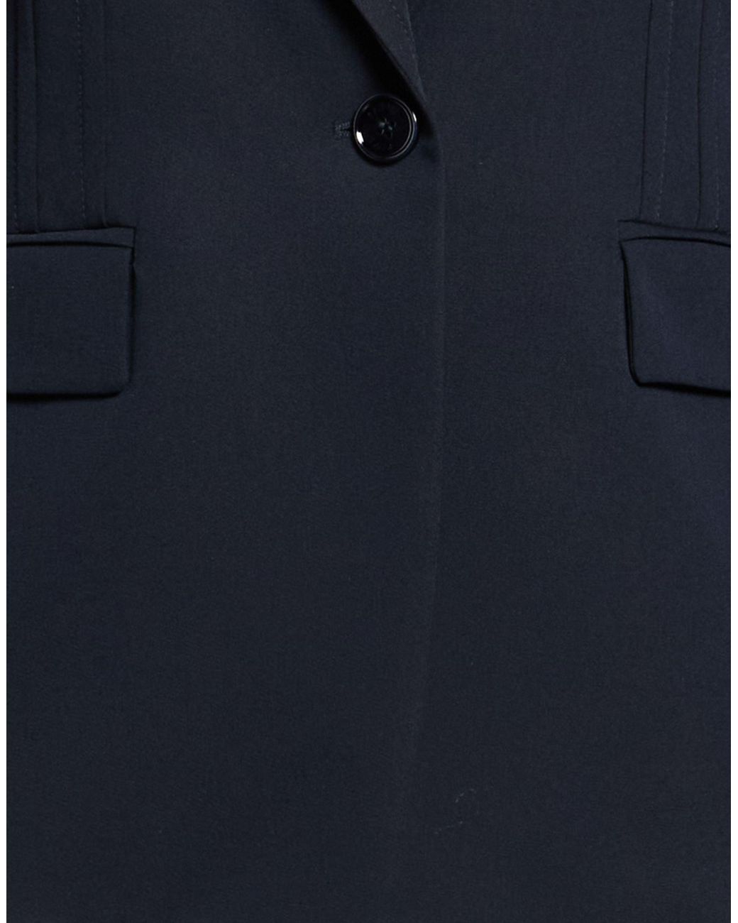 Patrizia Pepe Blue Midnight Blazer Polyester, Viscose, Elastane