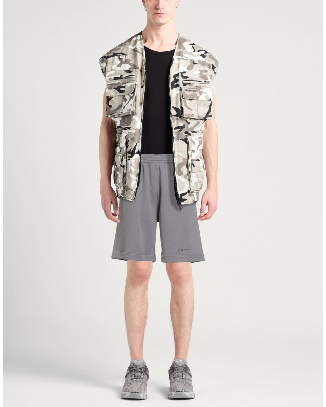 Givenchy Gray Shorts & Bermuda Shorts for men